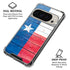 Texas Flag Light Wood Pixel 9/9 Pro Clear Case